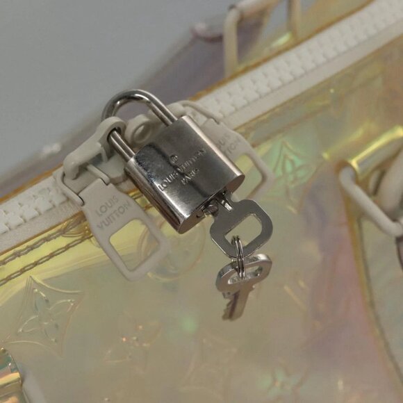LOUIS VUITTON Monogram Prism Keepall Bandouliere 50 Bag M53271 LV Auth JB033A - Picture 10 of 16